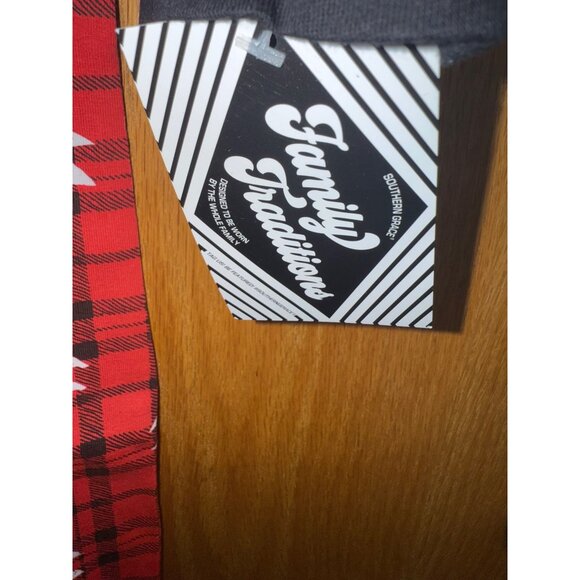 Family Traditions Christmas Tree Pajama Set XL 95% Cotton 5% Lycra - Picture 4 of 5